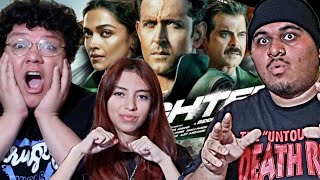 Americans React To Fighter Trailer  Fighter Trailer Review  Hrithik Roshan Deepika Padukone [upl. by Ezara]