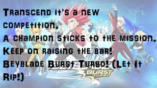 Beyblade Burst Turbo theme song with lyrics [upl. by Odrude]