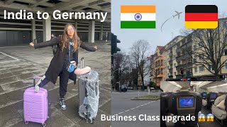 Delhi 🇮🇳 to Berlin 🇩🇪  Masters in Germany  Gulf Air  India to Germany Journey ✈️ [upl. by Sadnak]