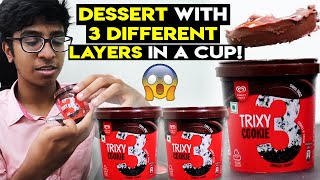 Kwality Walls Trixy – Dessert With 3 Different Layers In One Cup [upl. by Atteiram]