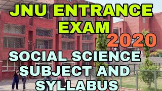 JNU SOCIAL SCIENCE SUBJECT WITH SYLLABUS [upl. by Rehpotsirhcnhoj]