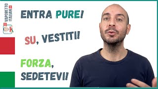 Parla PURE ti ascolto  Parole che usiamo con limperativo in italiano [upl. by Garson]