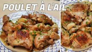 POULET AUX 40 GOUSSES DAIL  Une recette facile réalisée en 45 minutes avec une sauce crémeuse [upl. by Divod]