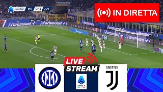 🔴 In Diretta  InterJuventus  Serie A 202425  Partita in diretta oggi [upl. by Pressman]