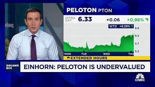 Shares of Peloton surge 11 after David Einhorn says stock is significantly undervalued [upl. by Kannry]