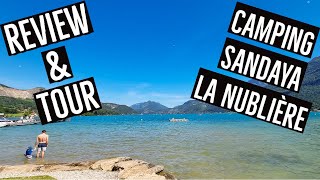 Camping Sandaya La Nublière REVIEW amp TOUR [upl. by Anoyk90]