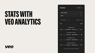 Stats in Veo Analytics  Start analyzing your games  Veo 101 [upl. by Senskell]