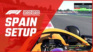 F1 2020 Spain Car Setup  Good RaceCareer Mode Setup [upl. by Holton594]