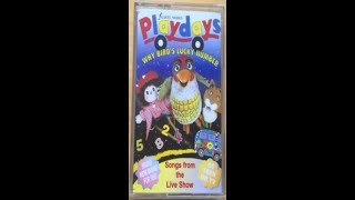 Playdays Why Bird’s Lucky Number 1999 Cassette RARE [upl. by Kramlich125]