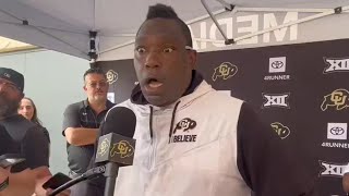 🚨Colorado Buffs Coach Sapp is ADDICTED to COACHING coloradobuffaloes colorado warrensapp [upl. by Inol974]