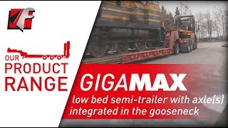 FAYMONVILLE GigaMAX  Low bed semitrailer with axles integrated in the gooseneck [upl. by Benjie68]