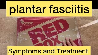 plantar fasciitis Symptoms and Treatment  foot care Zamzama Karachi review [upl. by Tonjes969]