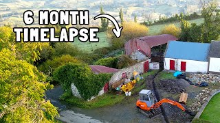 6 MONTH TIMELAPSE  DIY farm cottage renovation  building our dream home [upl. by Hauck935]