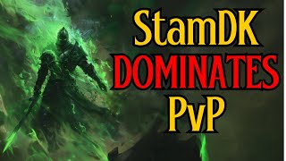 ESO PvP  StamDK Is STRONG  Scions of Ithelia Chapter [upl. by Artekal]