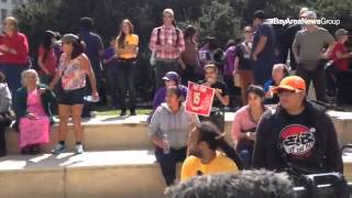 Rally at oakland city hall for fast good workers Thursday fightfor15 insidebayarea [upl. by Barnaby]