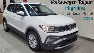 2024 Volkswagen Taigun Highline 10 Tsi At  Features Price Full Review  2024 Taigun highline [upl. by Nivrae]