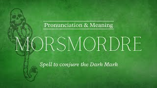 How to Pronounce Morsmordre  Pronunciation amp Meaning British English [upl. by Kaslik702]