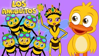 Abejas Bzz Bzz NUEVO cancion infantil  Los Amiguitos Canciones Infantiles [upl. by Adidnac]