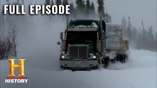 Ice Road Truckers Horrendous Snow Storm Strands Drivers  Full Episode S8 E4  History [upl. by Hahnert731]