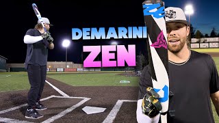 Hitting with the 2025 DeMarini ZEN  USSSA Baseball Bat Review [upl. by Ameer]