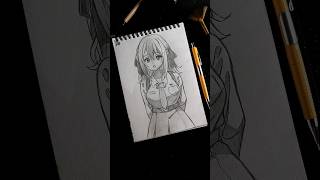 Anime Drawing Girl anime art drawing animegirl animedrawing viralvideo viral shorts [upl. by Olegnaed]