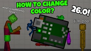 HOW TO CHANGE NEW OBJECTS COLOR 🌈 VERY EASY  MELON PLAYGROUND 260 [upl. by Ataner]