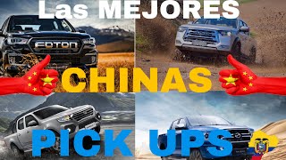 Las MEJORES camionetas  PICKUPS  chinas ecuador MENOS DE 30000 [upl. by Shriner]