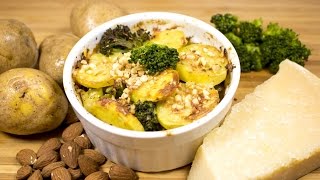 KartoffelBrokkoliGratin  VEGETARISCH AUFLAUF [upl. by Ellennej]