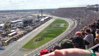 2016 Daytona 500 Start  From the Stands [upl. by Rhodes]