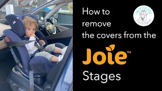 Joie Stages  How to remove the cover for washing [upl. by Raffaj]