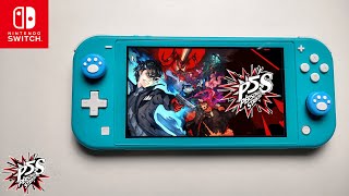 Persona 5 Strikers Nintendo Switch Lite Gameplay [upl. by Leizar302]