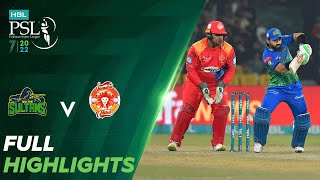 Full Highlights  Multan Sultans vs Islamabad United  Match 29  HBL PSL 7  ML2T [upl. by Sirron]