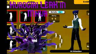 Mhur Kurogiri leak  Animations Theorys Info and more [upl. by Eessej]