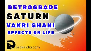 Saturn Retrograde Vakri Shani From 1st House to 6th House [upl. by Ahsiki]