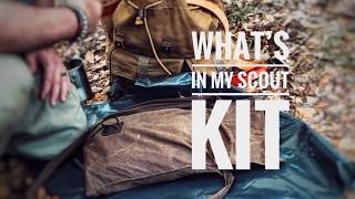 Whats In My Minimal Bushcraft  Scout Kit [upl. by Suiluj315]