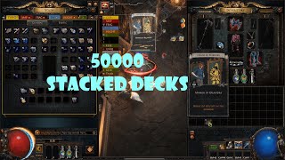 Opening 50000 Stacked Decks PoE 322 [upl. by Annod284]