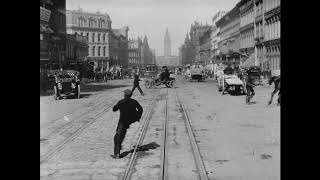 A Trip Down Market Street San Francisco 1906  With Sound [upl. by Oilejor]