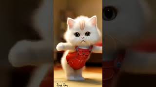 Cate dance little cat dance catdance trendingshorts dancingcat animals [upl. by Penrod228]