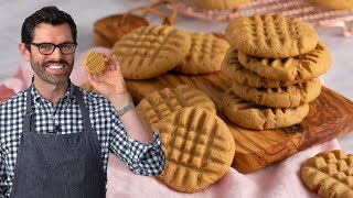 Easy Delicious Peanut Butter Cookies [upl. by Sanyu]