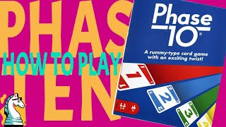 How to Play Phase 10  a contract rummy card game [upl. by Mia]