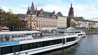 Ausflug mit dem Schiff in Frankfurt am Main [upl. by Tica]