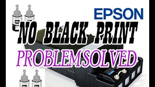 How to solve black color problem in Epson l120 [upl. by Coy]