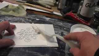 Make Your Own Embossing Plate From Stencil [upl. by Ulyram887]