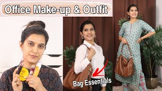 How To  Office Makeup  Outfit Look In 10 Min  Super Style Tips [upl. by Nasho397]