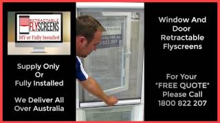 Retractable Fly Screens For Windows and Doors Doubleview Perth Call 1800 822 207 [upl. by Ayinat547]