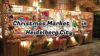 WEIHNACHTSMARKT HEIDELBERG 2023 christmasmarkets [upl. by Agosto691]