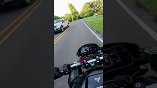 2024 Yamaha MT10 LeoVince GoPro11 quick run 🏍️💨mt10 crossplane yahmaha cp4 [upl. by Ulah]