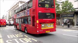 Buses in Oxford Street 01062015 [upl. by Bronson]