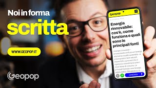 Vi presento Geopopit la nostra rivista online dedicata alle scienze nella vita di tutti i giorni [upl. by Buford292]