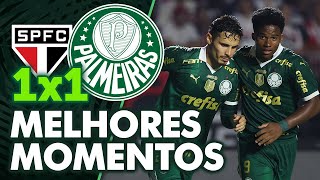 SÃO PAULO 1 X 1 PALMEIRAS  MELHORES MOMENTOS  PAULISTÃO 2024 [upl. by Tufts]